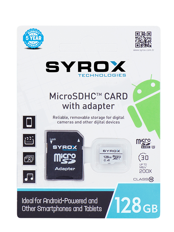 Syrox 128 GB MikroSD Hafiza Karti