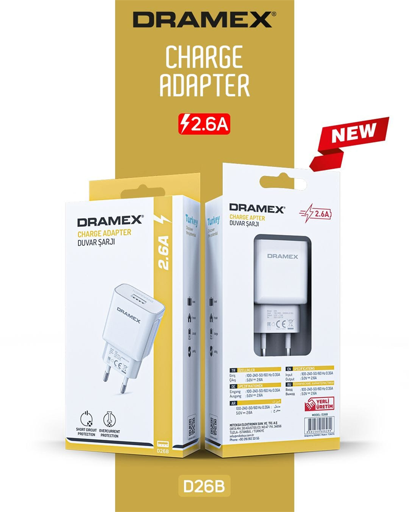 D26B - Dramex 2.6A Sade Baslik