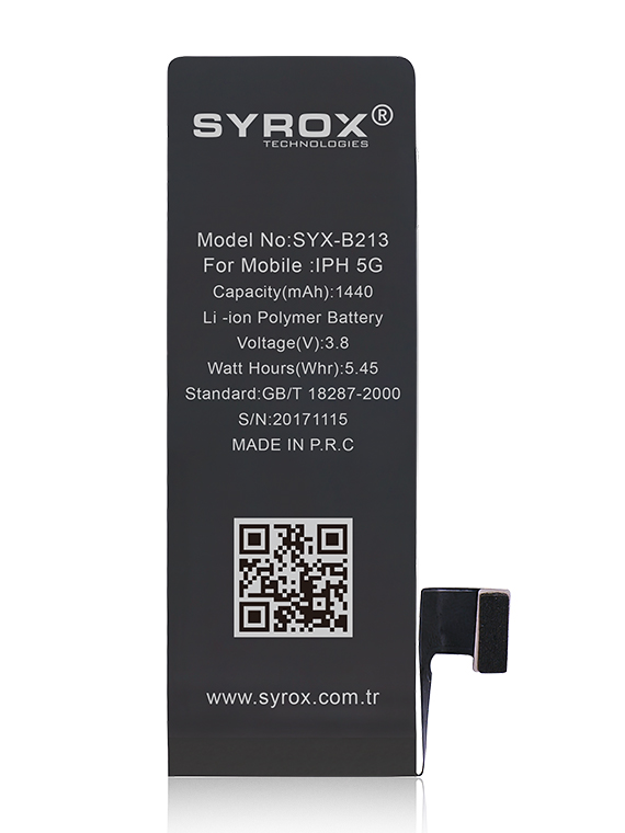 Syrox IPH 5G Batarya