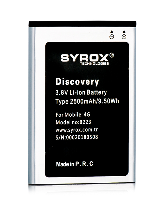Syrox Discovery 4G Batarya